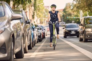 Werbefotoshooting, Werbefotografie für Hessisches Ministerium für Wirtschaft und Verkehr, Thema Nahmobilität, Fahrradfahren