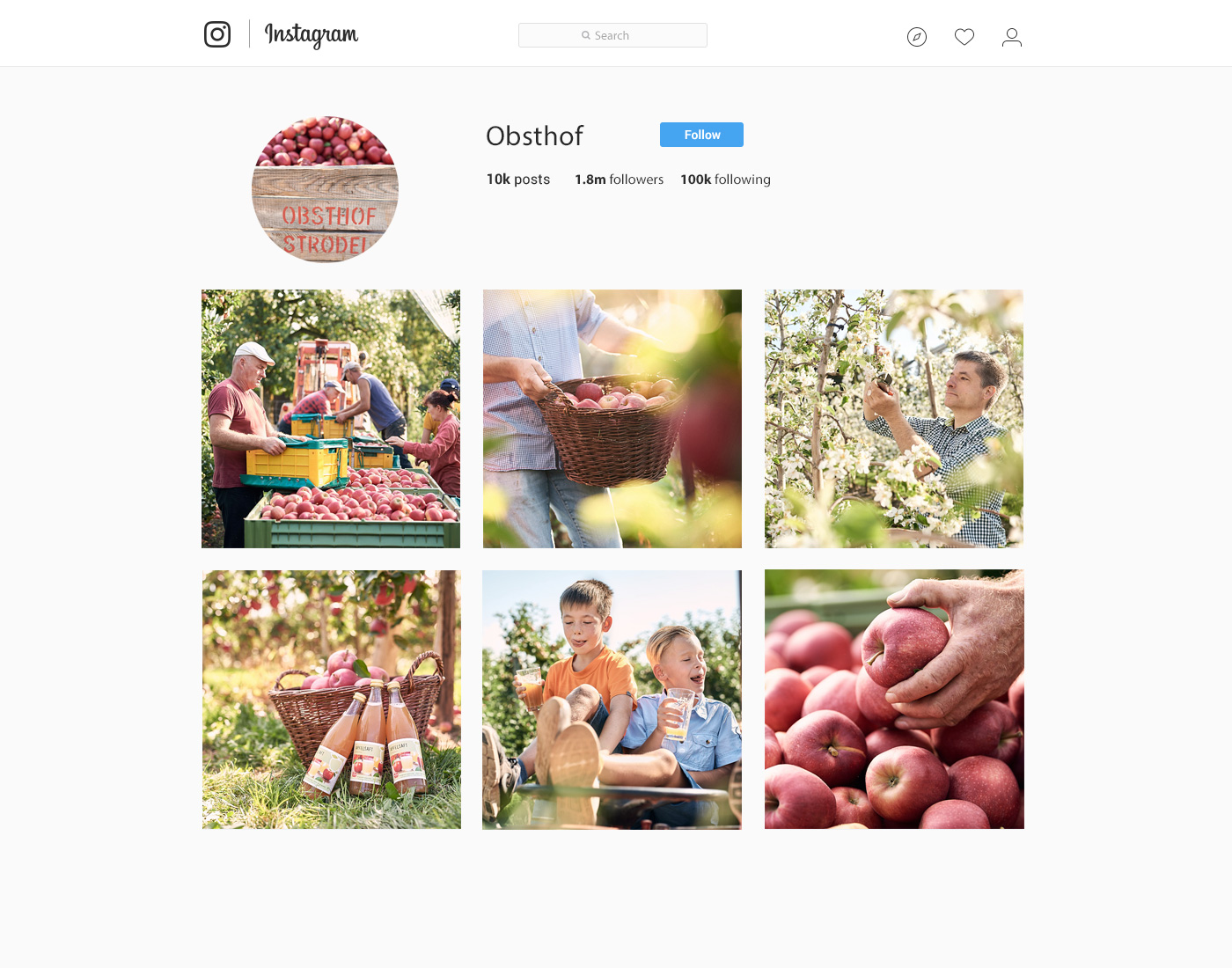 Bilderpool für instagram Business Account, Unternehmensbilder bei der Herstellung bis zu Werbefotografie